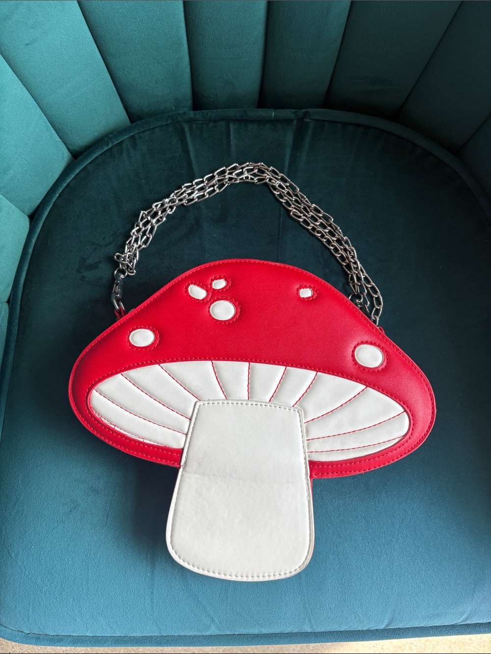 Red & White Mushroom Crossbody Bag